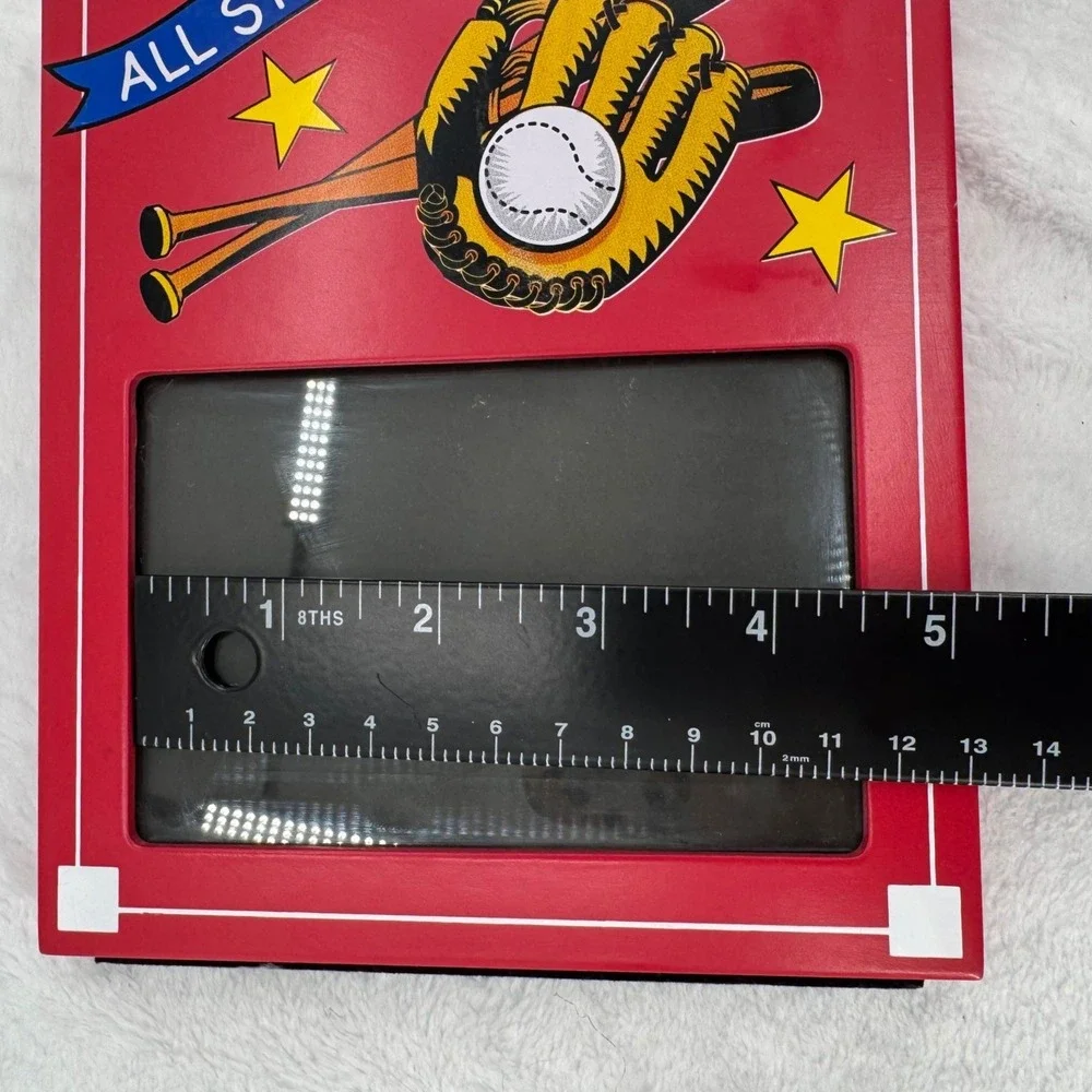 Vtg Y2K All Stars Baseball Softball Photo Frame Red Diamond - 3.5x5 Photo Size